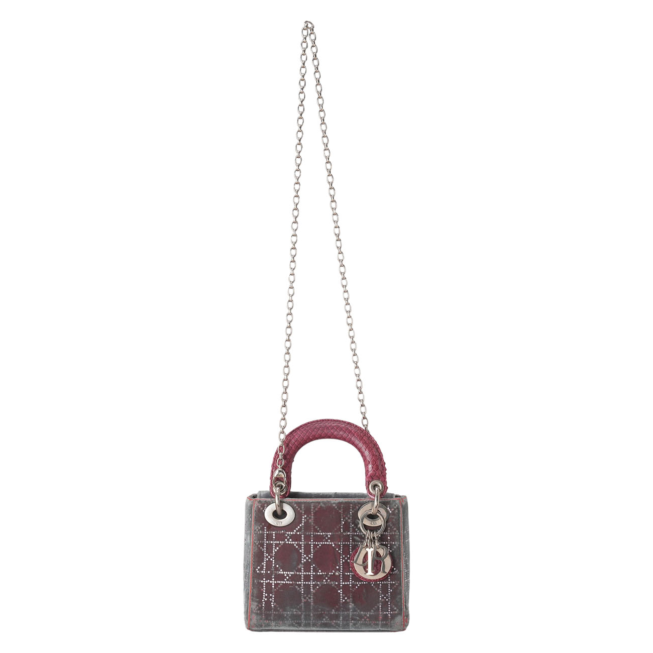 CHRISTIAN DIOR(USED)디올 벨벳 레이디디올 미니